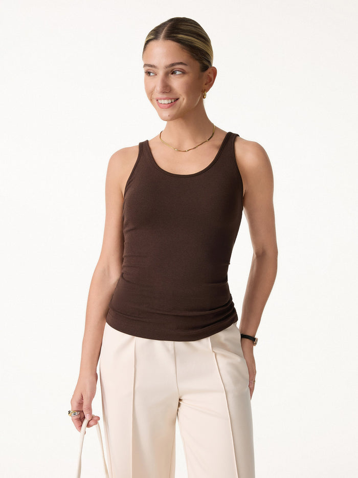 Lyocell U-Neck Bra Tank