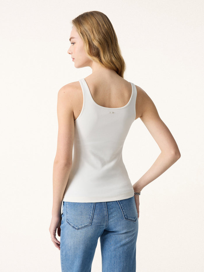 Cotton Lyocell U-Neck Bra Tank