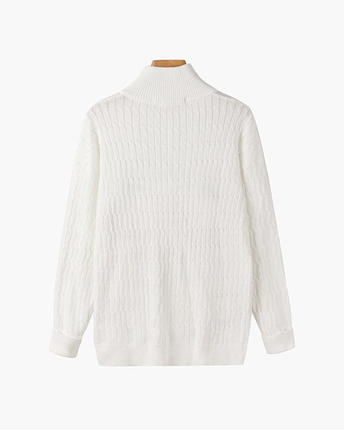 GWANGJU Half Zip Sweater
