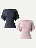 Deep Navy/Blush Pink