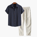 Navy/Beige