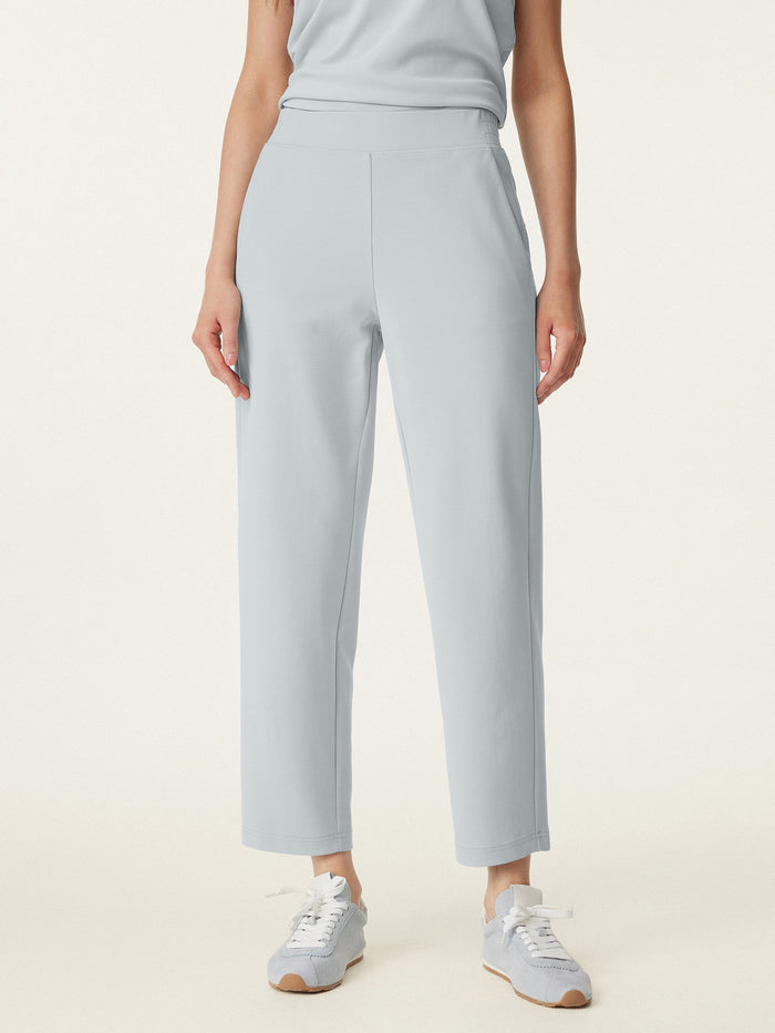 Mid Rise Pull-on Tapered Pant with Pockets