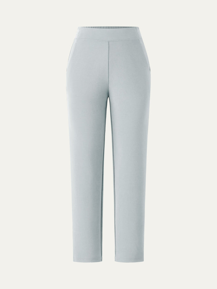Mid Rise Pull-on Tapered Pant with Pockets