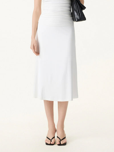 Breezy Pull-on Mermaid Midi Skirt