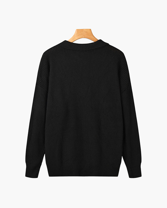 GONGJU Zipped Sweater