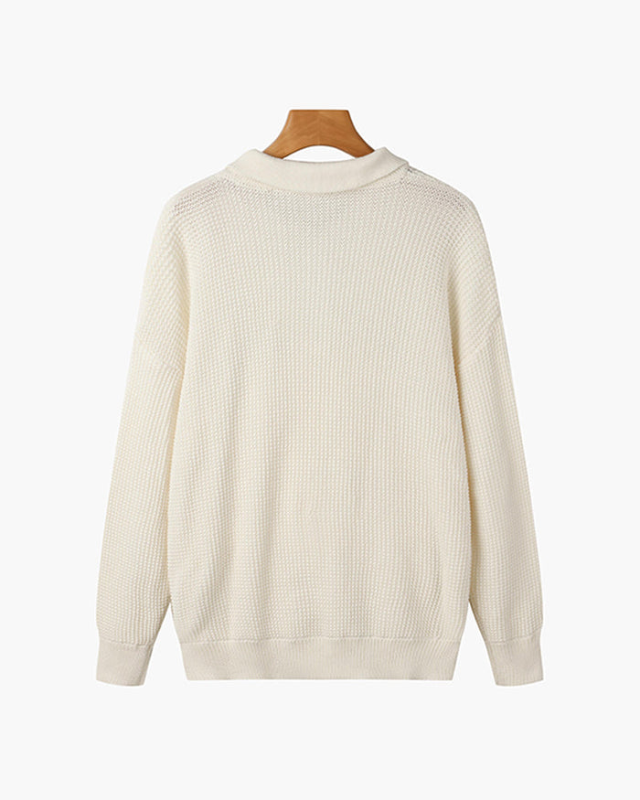 GONGJU Zipped Sweater