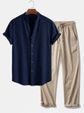 Navy & Tan