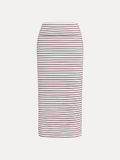 White/Marron Stripe