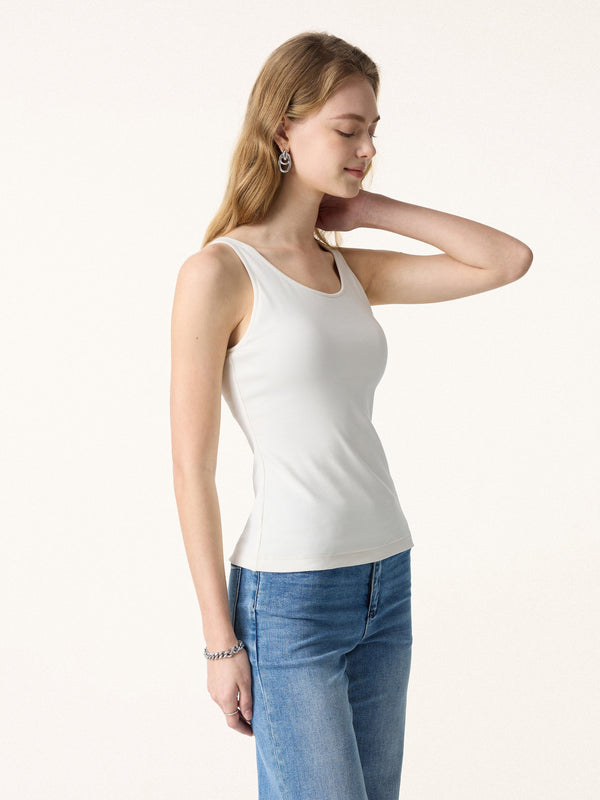 Lyocell U-Neck Bra Tank