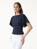 Navy/White Polka Dot