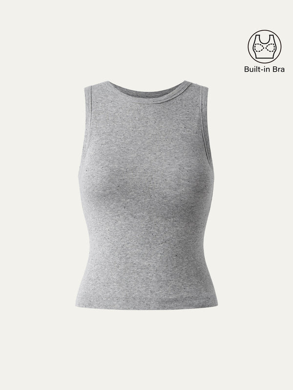 Crewneck Cotton New Airy Bra Tank