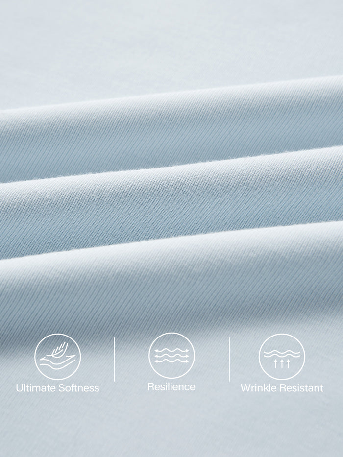 Surplice Cap Sleeve Side Ruched Fitted Tee